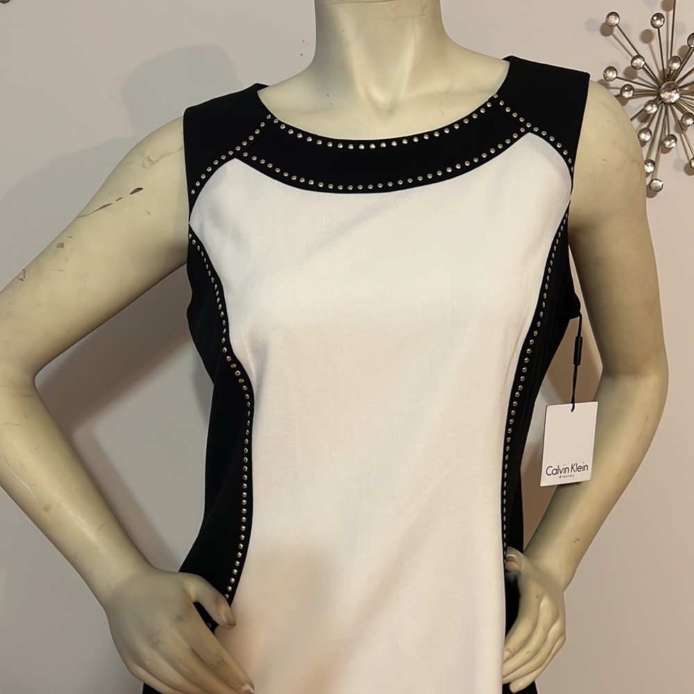 New Calvin Klein Studded Dress